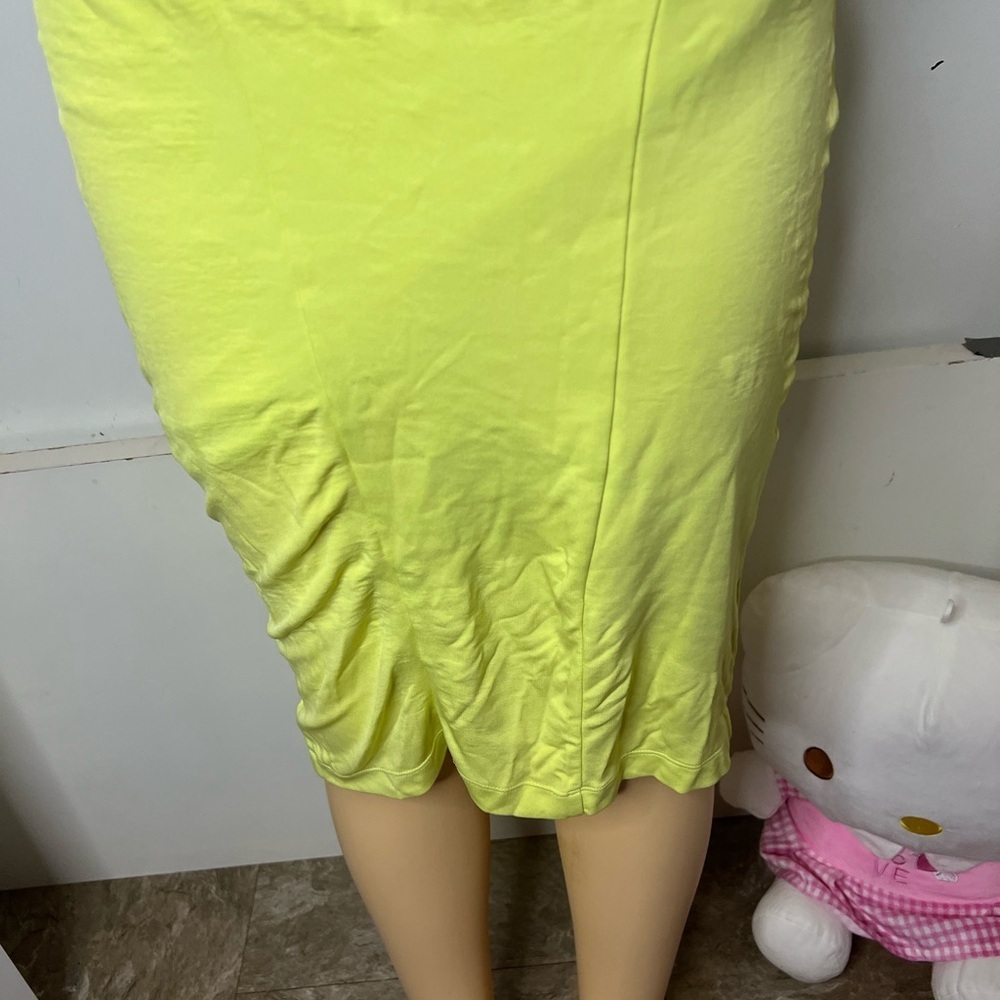 Lime Green Strappy Dress - Picture 4 of 9